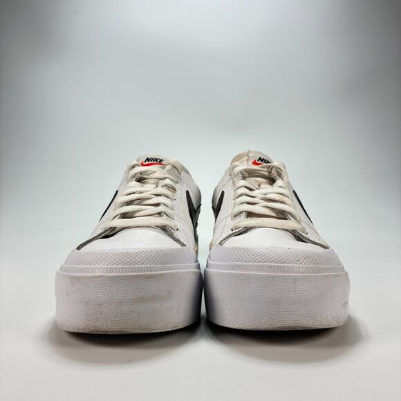 Nike Court Legacy Lift White Black Lace Up Sneakers DM7590-100 Women's Size 6 - Picture 2 of 10